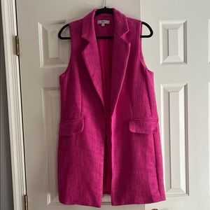 Ovi Fuchsia Sleeveless Vest Size Small Women’s NWOT